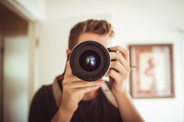 photographers insurance - close up of camera